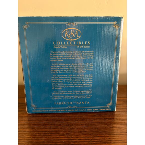 VTG Fabriche Kirk Adler KSA Collectibles Ltd Edition 'Grandpa Santas Piggy Back' - Picture 4 of 13